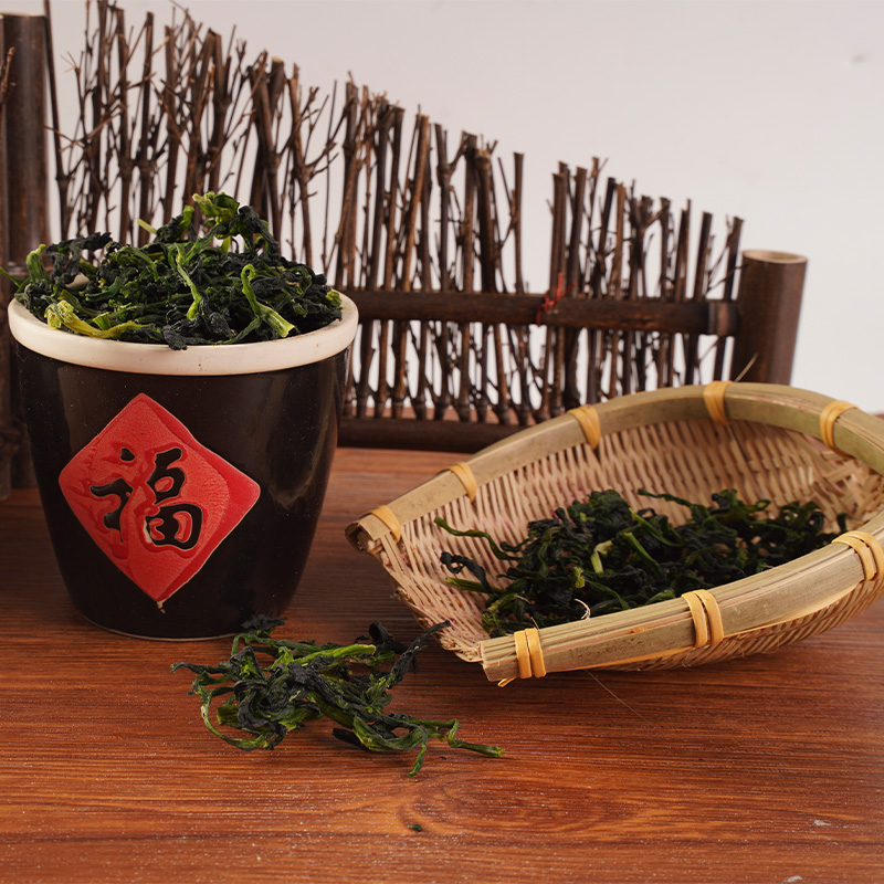 Sayur batang hijau kering